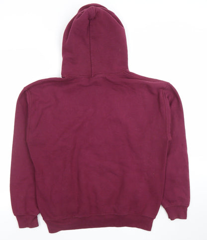 Gildan Heavy Blend Womens Burgundy Hoodie Université Paris Size M
