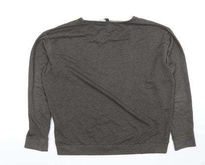 H&M Divided Women's Grey Celestial Graphic Sweatshirt Size L