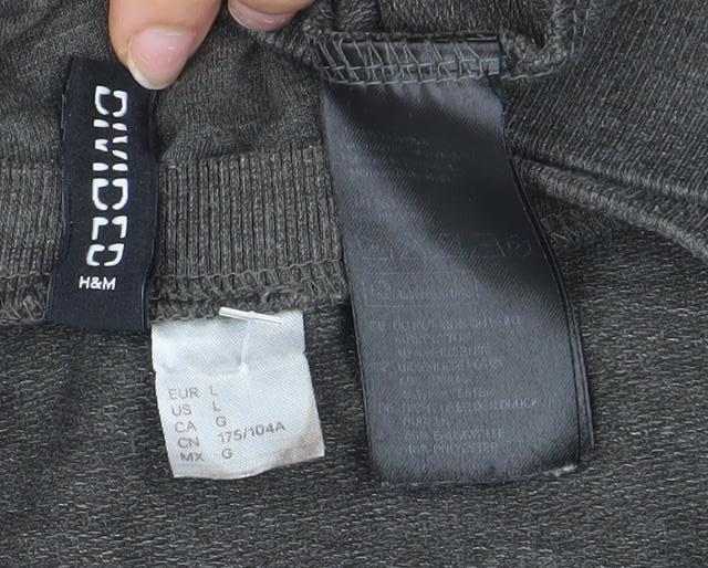 H&M Divided Women's Grey Celestial Graphic Sweatshirt Size L