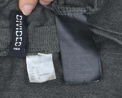 H&M Divided Women's Grey Celestial Graphic Sweatshirt Size L