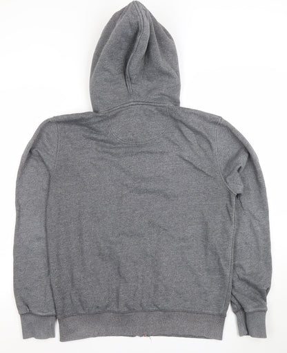 Womens UK Size L SoulCal & Co Grey Full Zip Hoodie