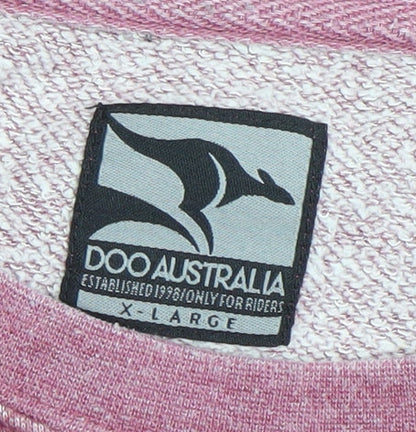 Mens UK Size XL Doo Australia Pink Pullover Sweatshirt