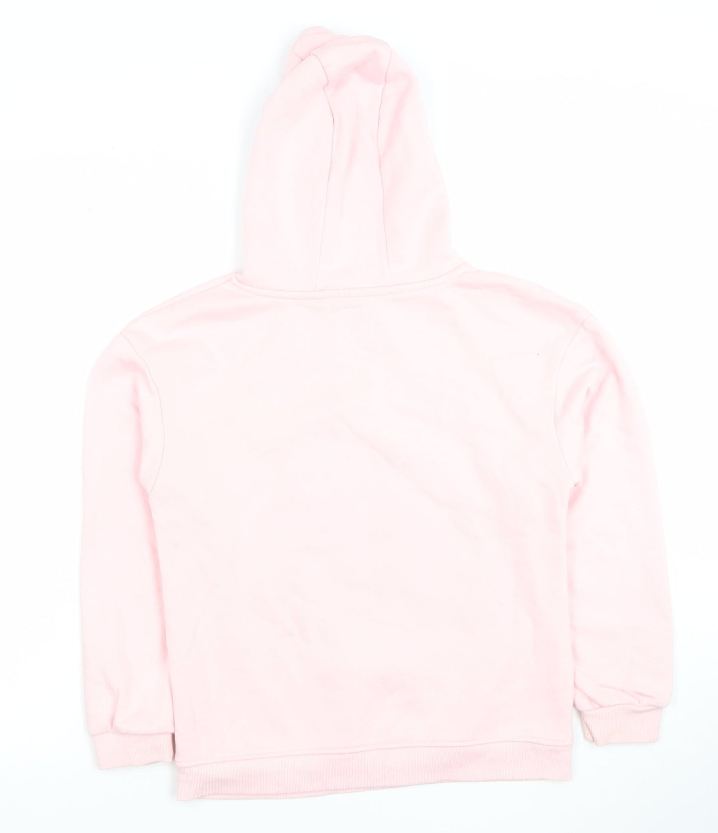 Primark Girls Pink Stitch Hoodie 10-11 Years Pullover Disney Fleece