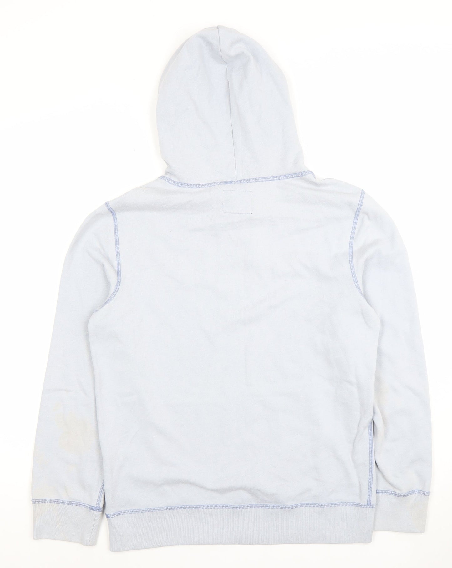 Abercrombie & Fitch Women's Light Blue XS Pullover Hoodie Cotton Blend