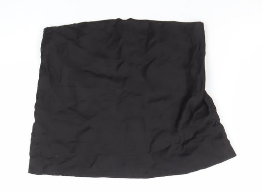 Womens UK Size S Zara Straight & Pencil Satin Skirt