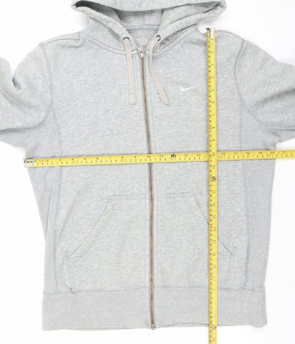 Nike Women's Grey Full Zip Hoodie Small Athletic Fit