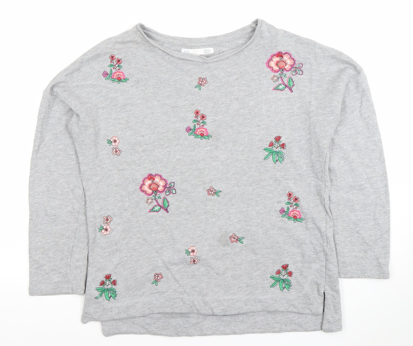 Womens UK Size 12 Sfera Grey Pullover Sweatshirt