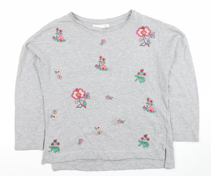 Womens UK Size 12 Sfera Grey Pullover Sweatshirt