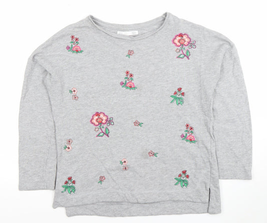 Womens UK Size 12 Sfera Grey Pullover Sweatshirt