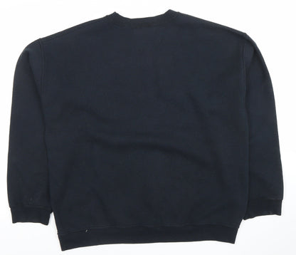 Mens UK Size L MV Sport Black Pullover Sweatshirt