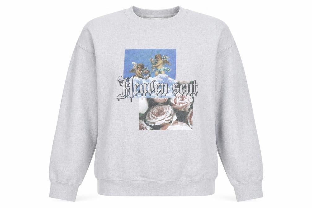 Womens UK Size M Spotted Grey Pullover Sweatshirt