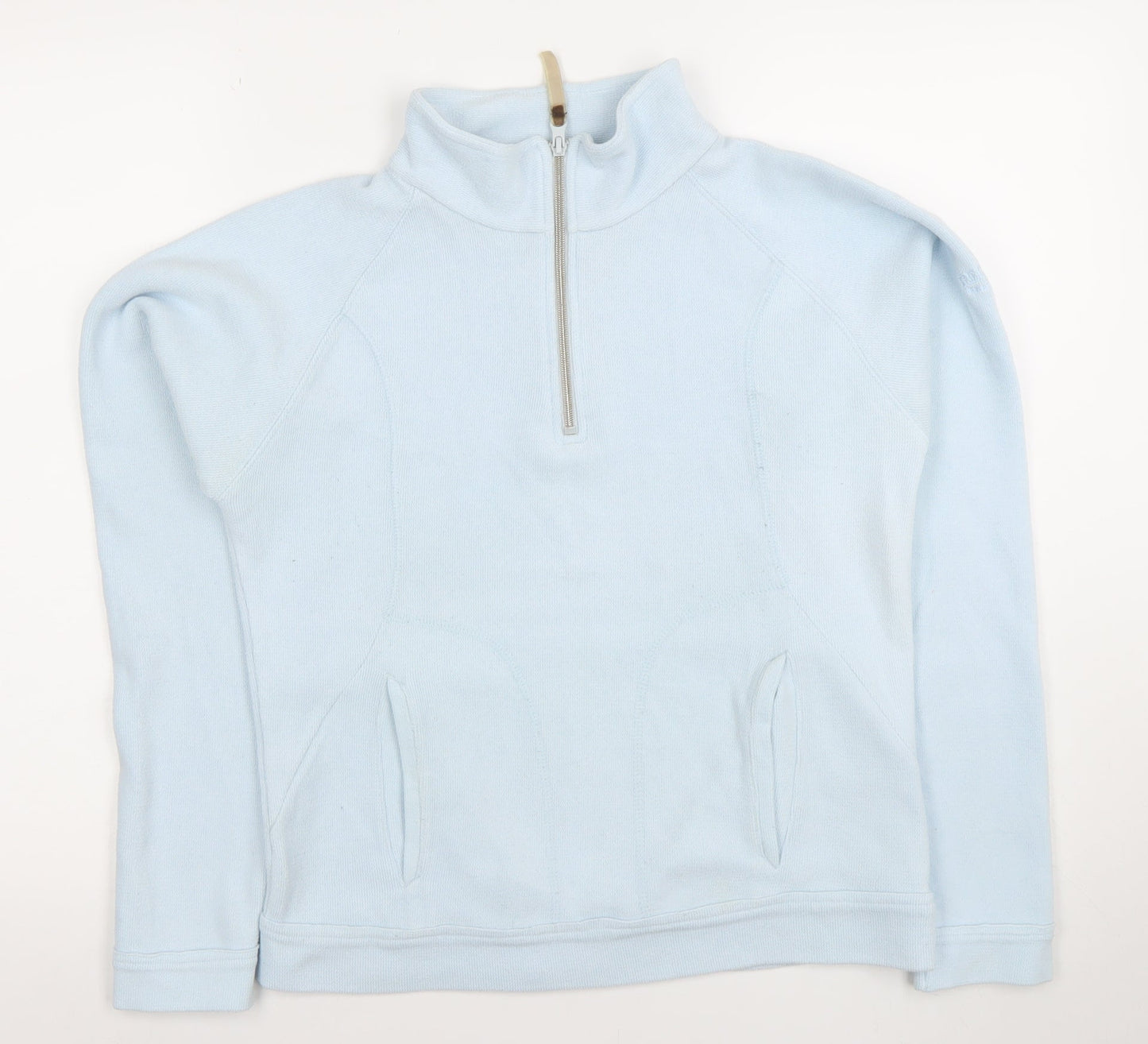 Regatta Women's Light Blue 1/2 Zip Pullover Sweatshirt Size 10
