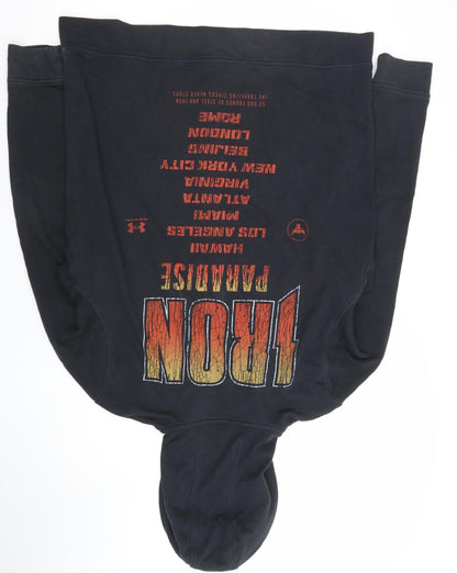 Under Armour Men’s Black Full Zip Hoodie XL Project Rock Iron Paradise