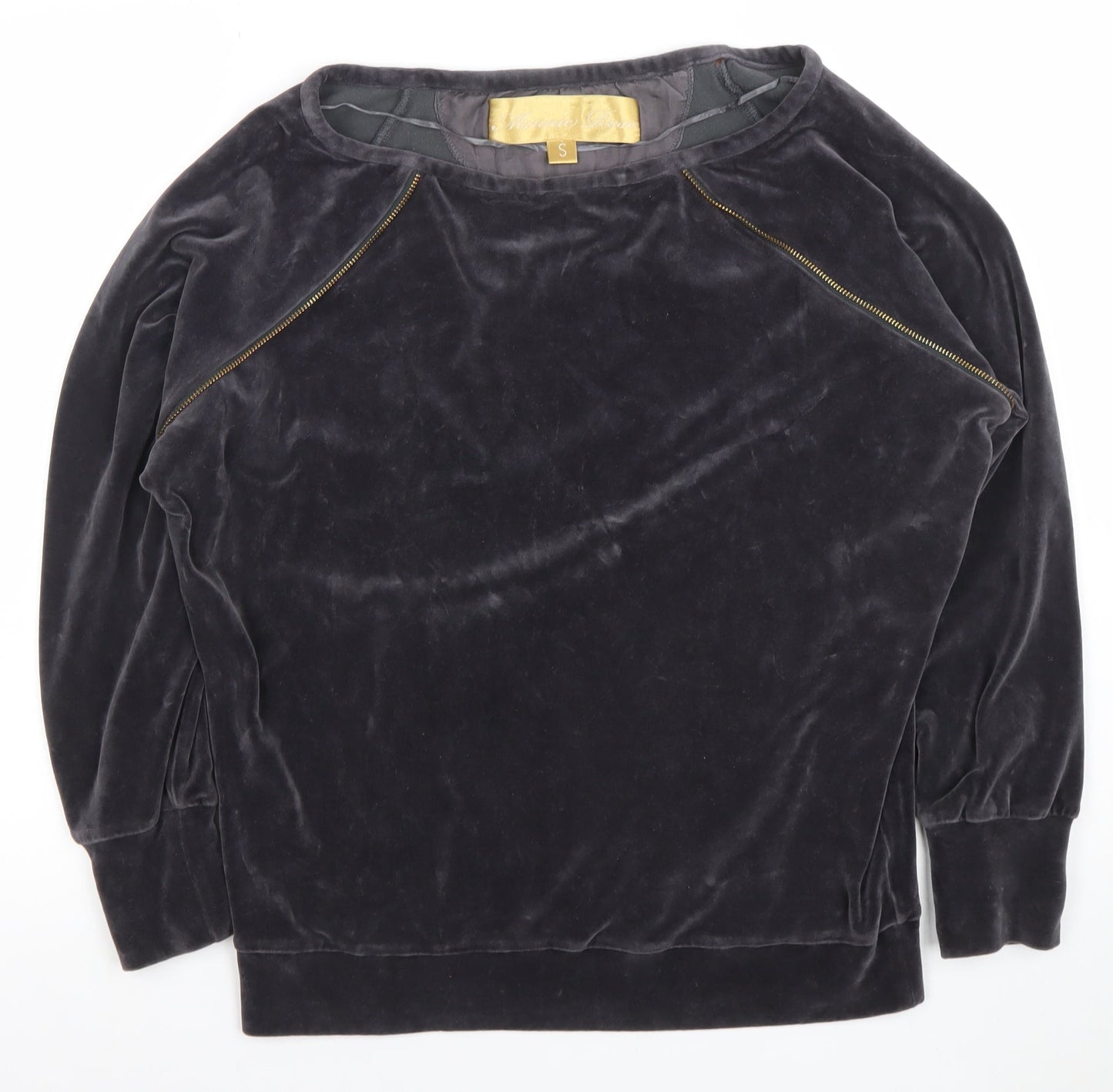 Womens UK Size S Minnie Rose Black Pullover Sweatshirt