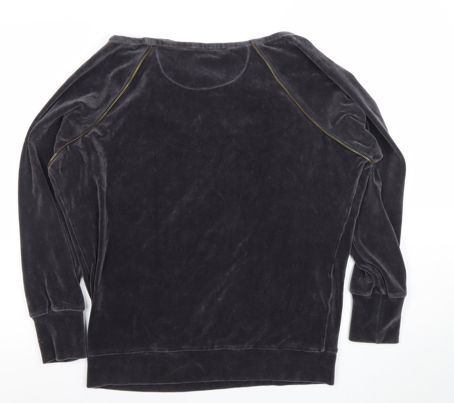 Womens UK Size S Minnie Rose Black Pullover Sweatshirt