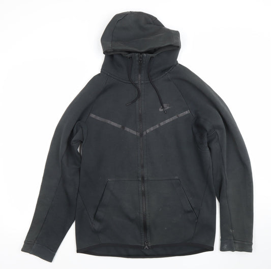 Mens UK Size S Nike Black Full Zip Hoodie