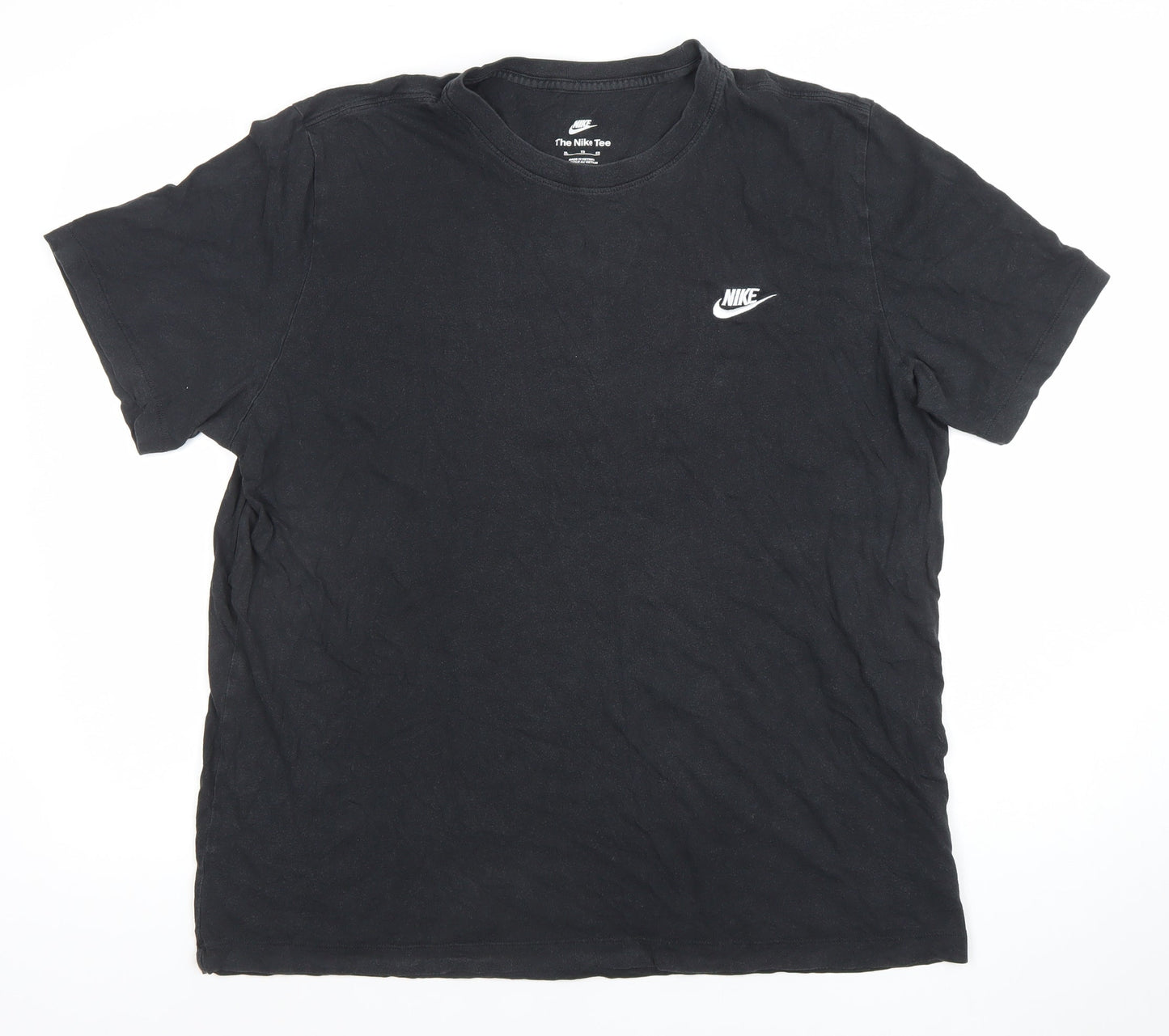 Nike Men's Black XL Crew Neck Cotton Sports T-Shirt