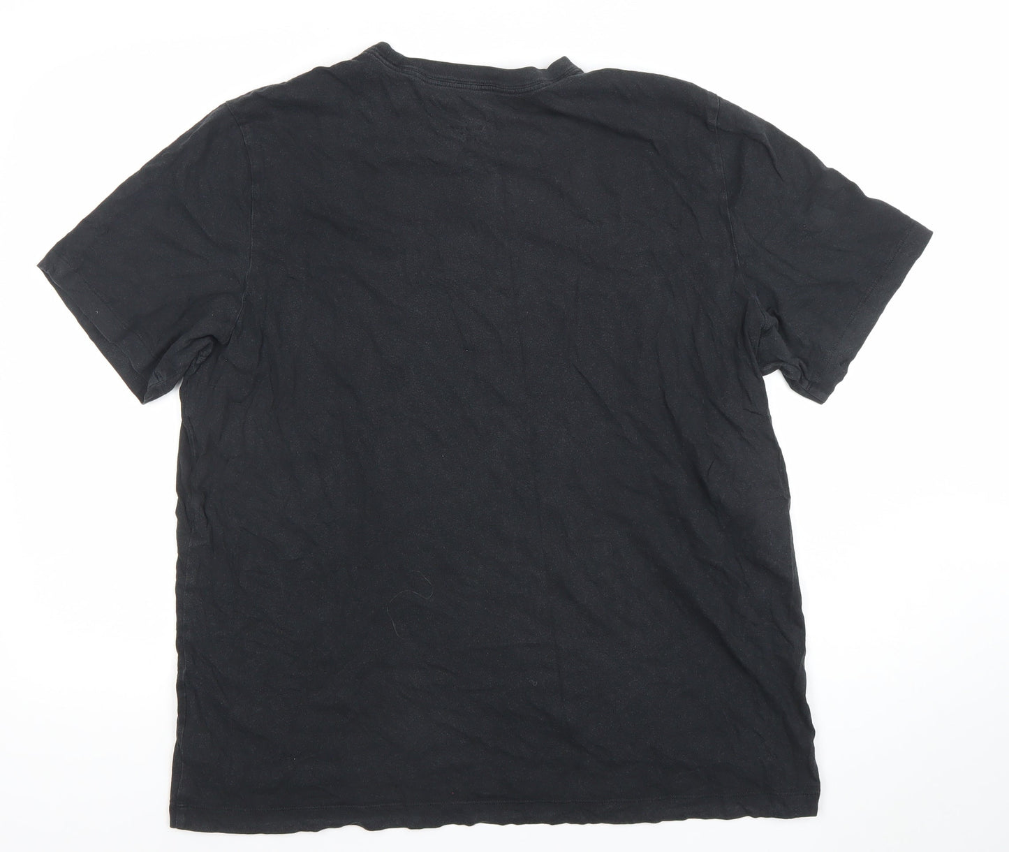 Nike Men's Black XL Crew Neck Cotton Sports T-Shirt