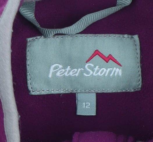 Womens UK Size 12 Peter Storm Purple Fleece