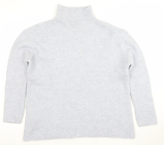 Womens UK Size S MNG Grey Pullover Jumper
