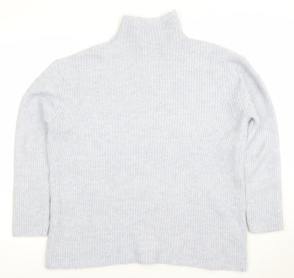 Womens UK Size S MNG Grey Pullover Jumper