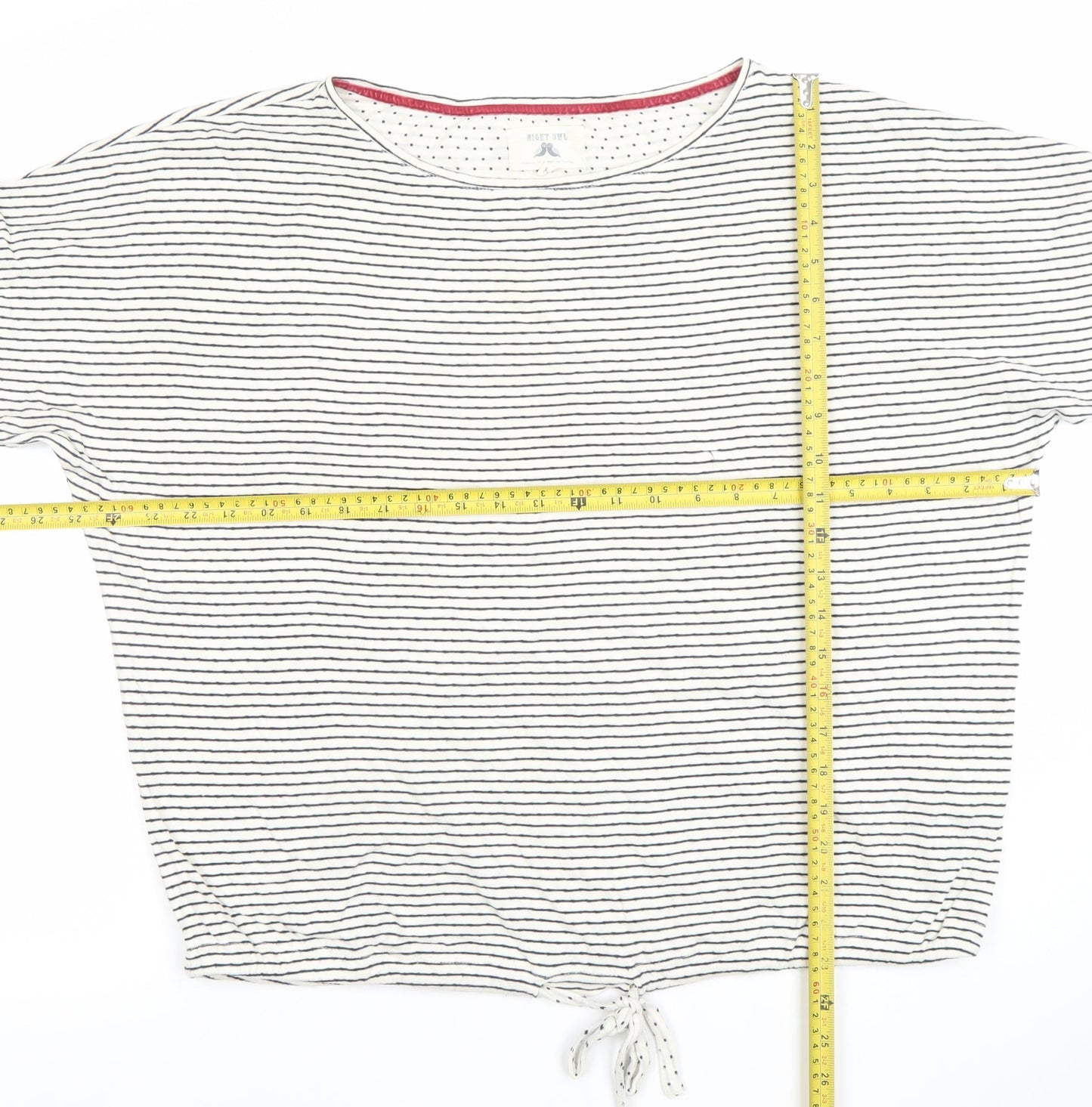 Womens UK Size L Aeropostale White Cropped T-Shirt