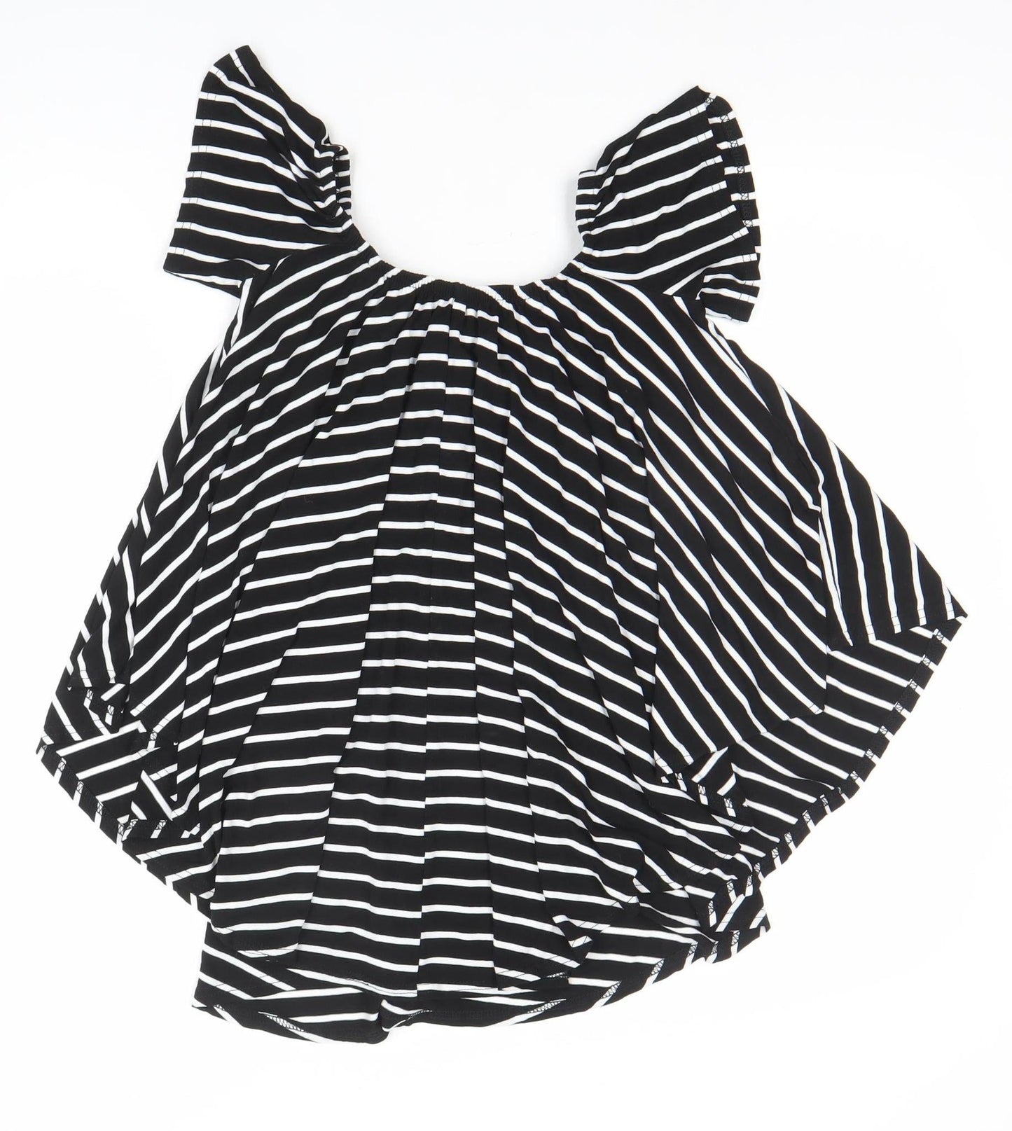 Womens UK Size 8 Boohoo Black Camisole Blouse