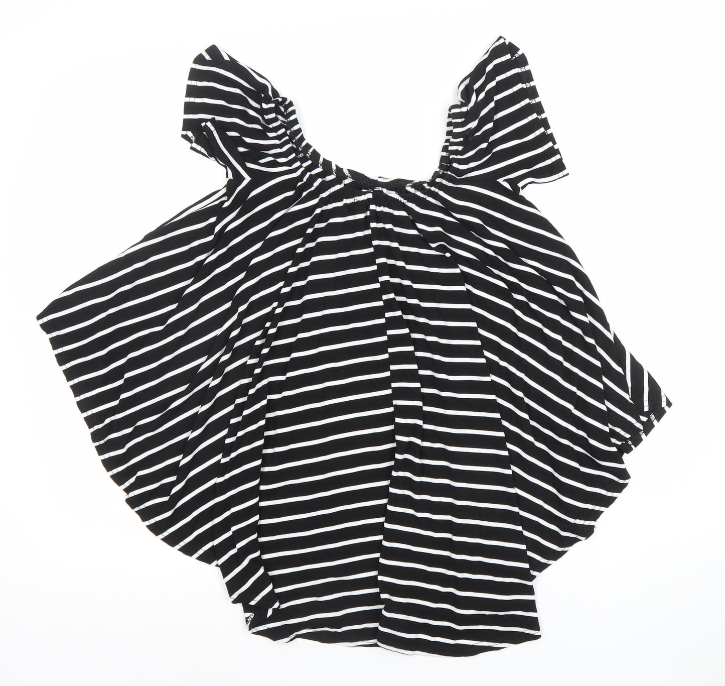 Womens UK Size 8 Boohoo Black Camisole Blouse