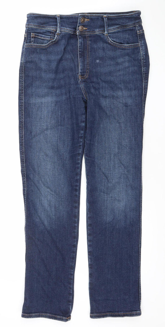 Very Women’s Blue Straight Leg Stretch Jeans Size 24 Plus Denim