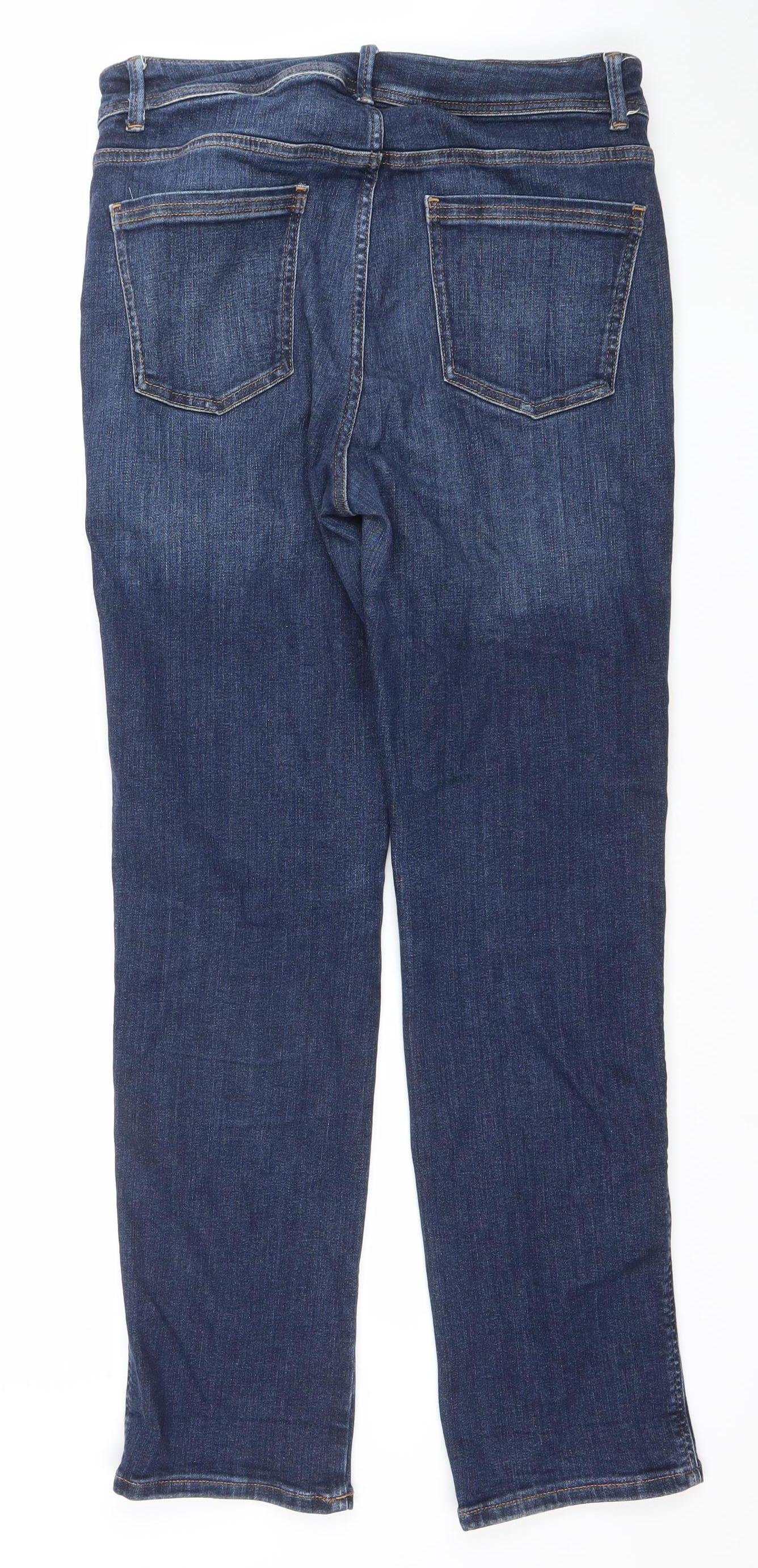 Very Women’s Blue Straight Leg Stretch Jeans Size 24 Plus Denim