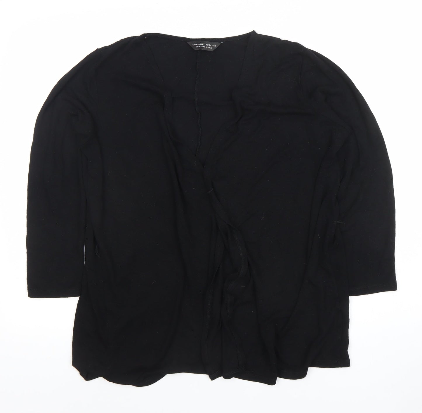 Dorothy Perkins Women’s Black V-Neck Long Sleeve Cardigan Size M