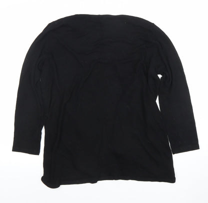 Dorothy Perkins Women’s Black V-Neck Long Sleeve Cardigan Size M