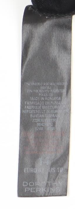 Dorothy Perkins Women’s Black V-Neck Long Sleeve Cardigan Size M