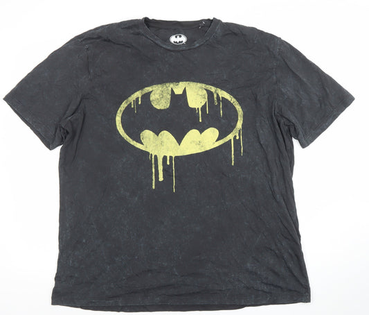 Next Men’s Black Batman Graphic 2XL Cotton T-Shirt