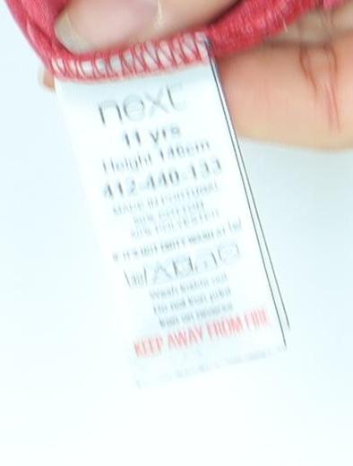 Next Boys Red Minecraft T-Shirt 11 Years Graphic Print Short Sleeve