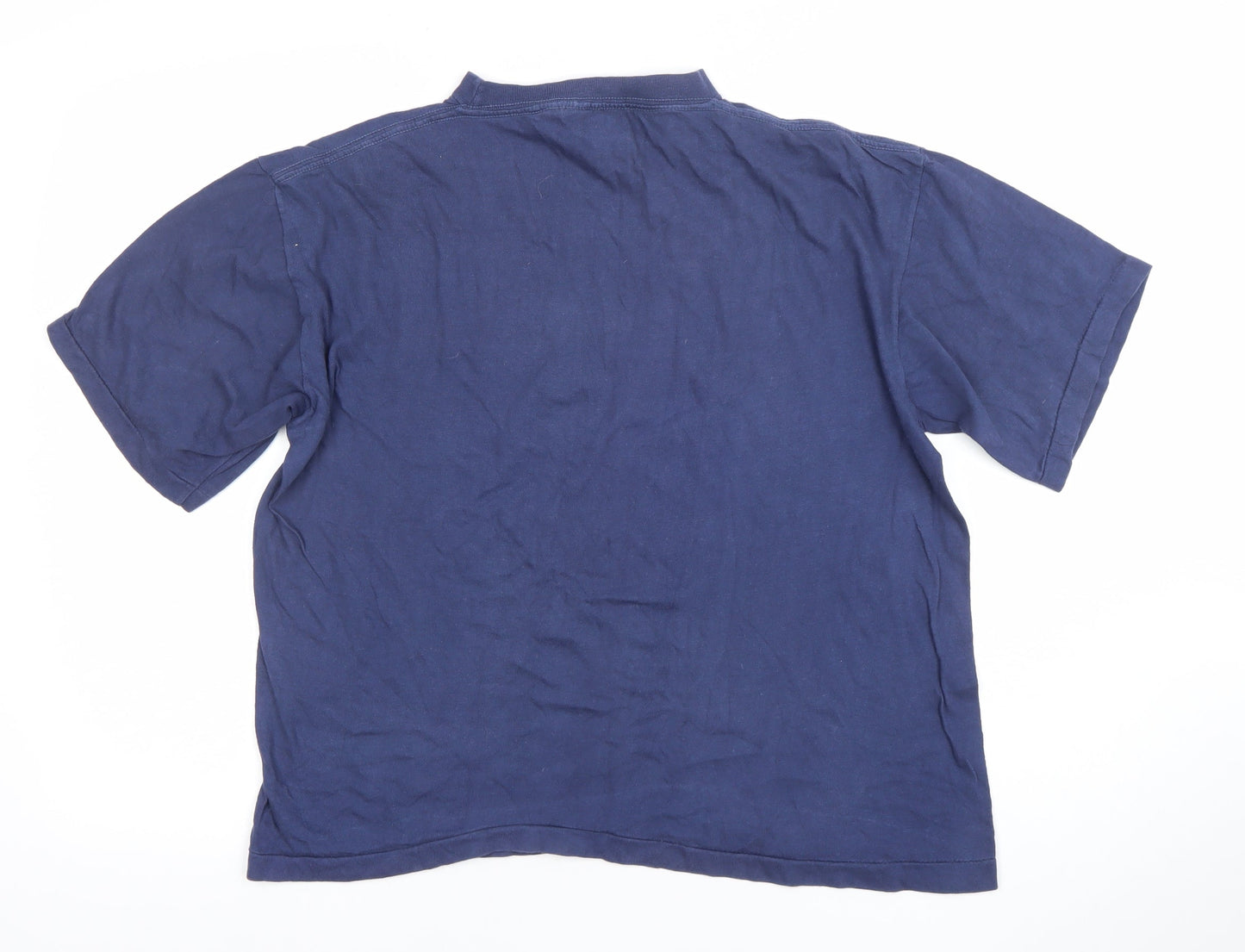 Womens UK Size L TeeJays Blue Basic T-Shirt