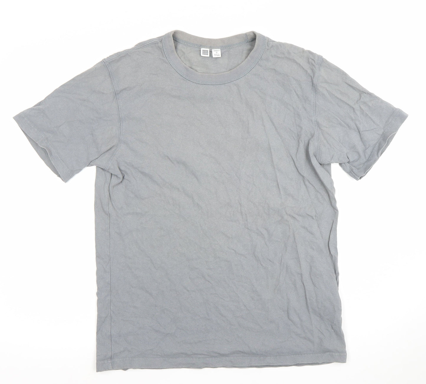 Uniqlo U Men's Grey Short Sleeve Crew Neck Cotton T-Shirt M