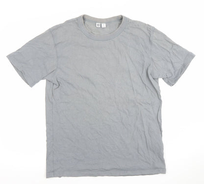 Uniqlo U Men's Grey Short Sleeve Crew Neck Cotton T-Shirt M