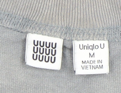 Uniqlo U Men's Grey Short Sleeve Crew Neck Cotton T-Shirt M