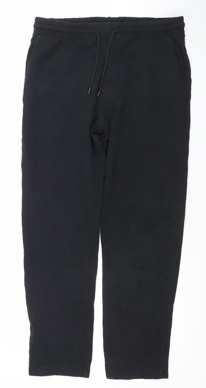 Marks and Spencer Men’s Black Jogger Trousers M Regular Fit