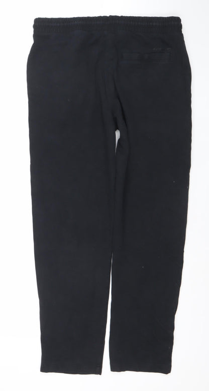 Marks and Spencer Men’s Black Jogger Trousers M Regular Fit