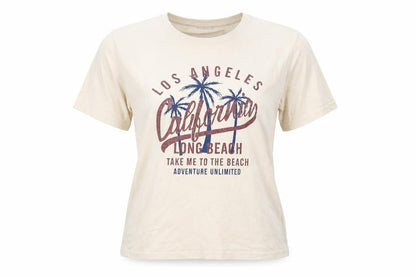Womens UK Size M PINKSEA Beige Basic T-Shirt