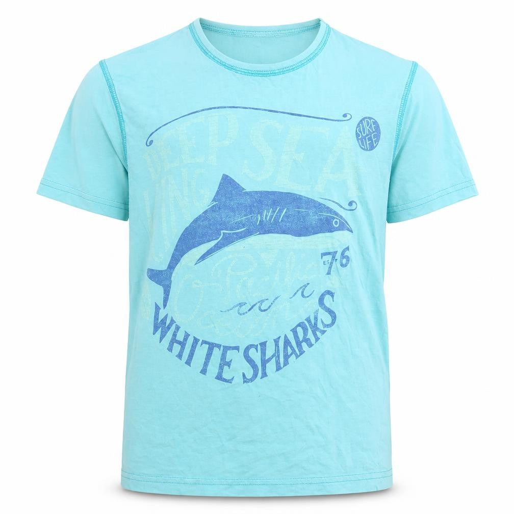 Boys UK Size 10-11 Years Original Marines Blue Basic T-Shirt