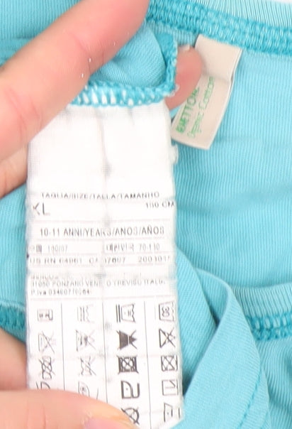 Original Marines Boys Blue Shark Print Cotton T-Shirt Size 10-11 Years