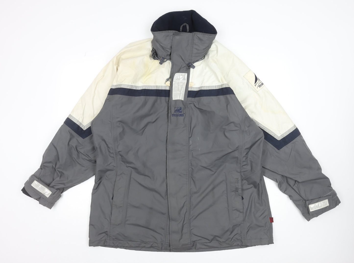 Mens UK Size XL Pro Rainer Grey Rain Coat