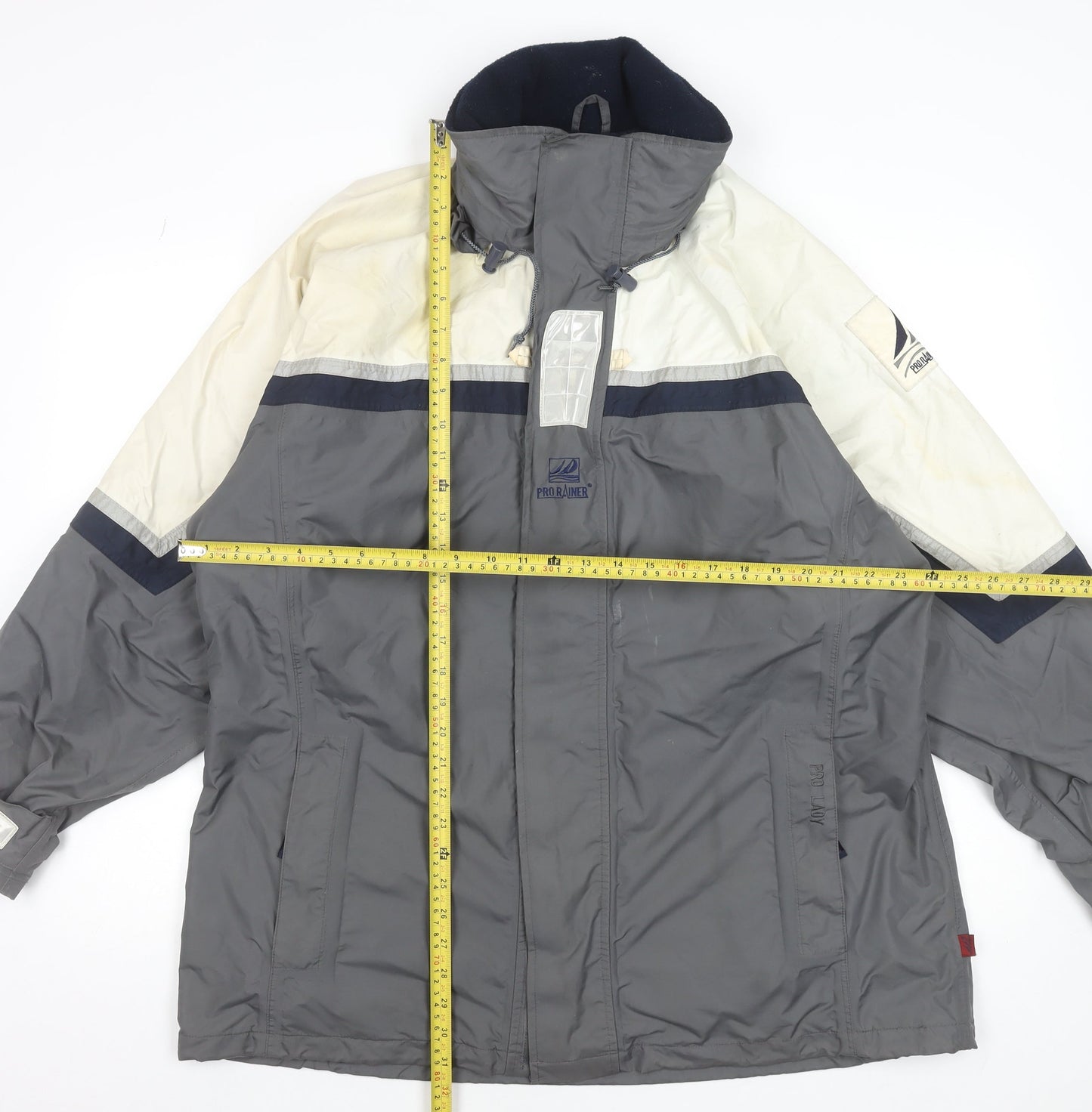 Mens UK Size XL Pro Rainer Grey Rain Coat