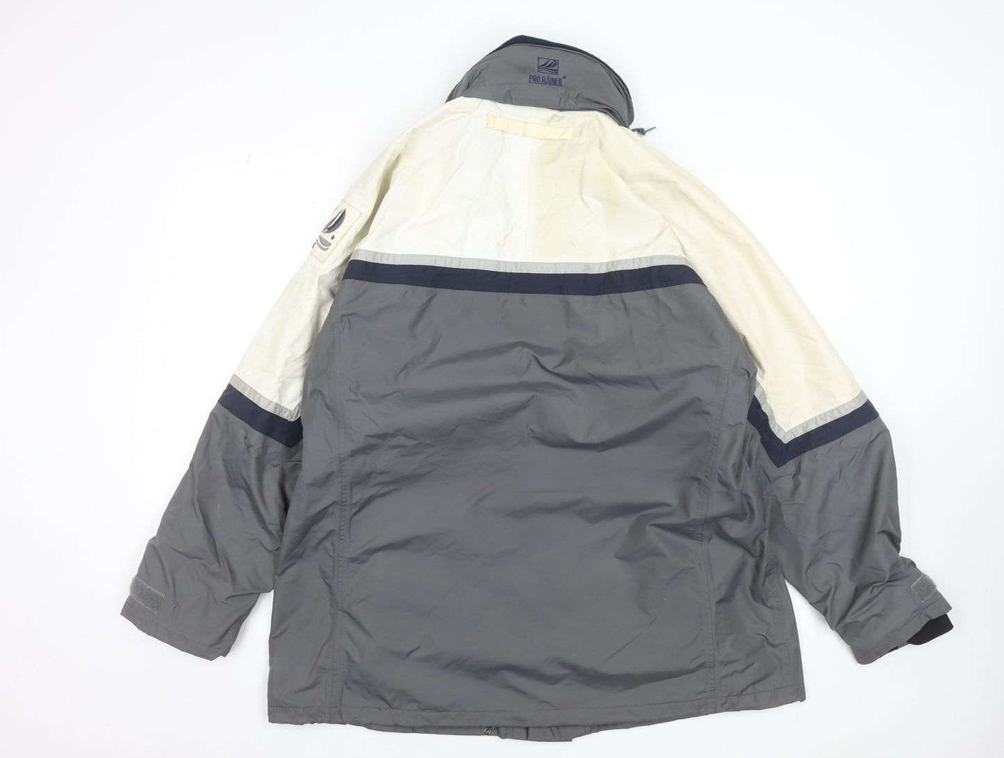 Mens UK Size XL Pro Rainer Grey Rain Coat