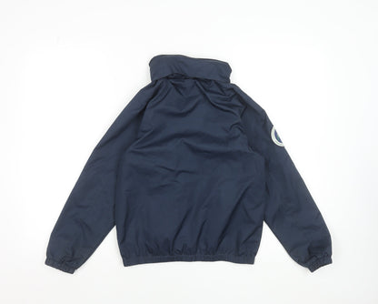 Quechua Boys Blue 10 Years Windbreaker Jacket Waterproof Outdoor