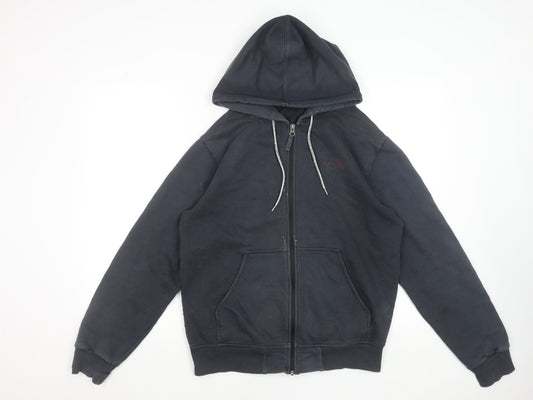 The North Face Mens Black Full Zip Hoodie Size M Outdoor Fleece