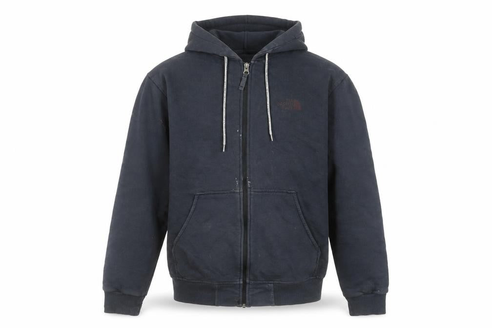Mens UK Size M The North Face Black Full Zip Hoodie